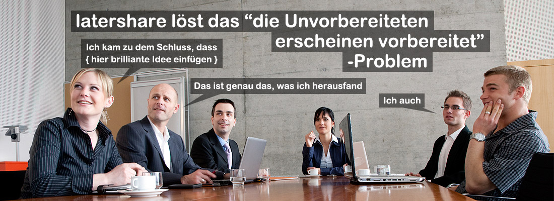 Die Unvorbereiteten erscheinen vorbereitet?