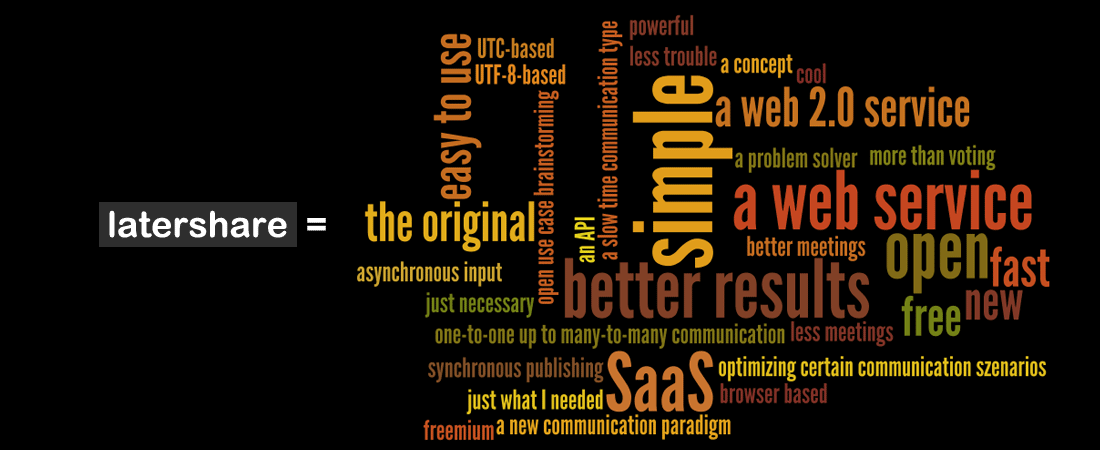 latershare Tag-Cloud
